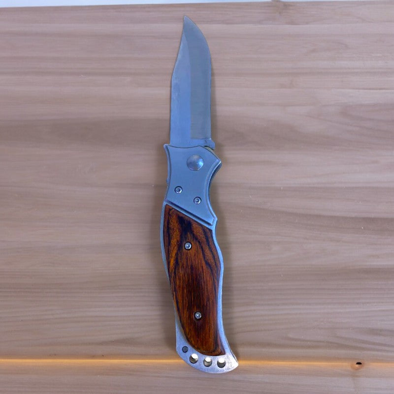NAVAJA AUTOMATICA MANGO MADERA NAVAJA AUTOMATICA MANGO MADERA